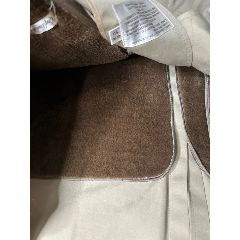 Vtg Raintamer Big Tall Beige lined Trench Coat Menswear Style Overcoat Size 50‎